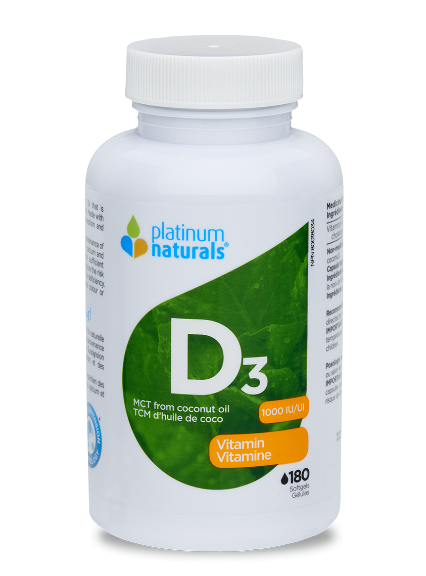 Vitamin D3 1000 IU 180softgels